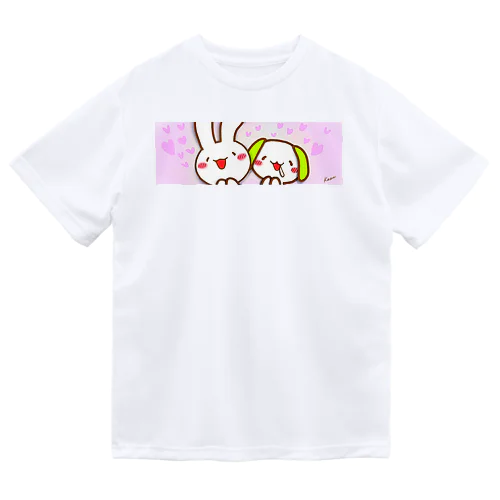 ハート笑顔けあうさかしわもち Dry T-Shirt