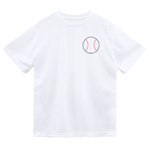 野球ボール　1 ドライTシャツ