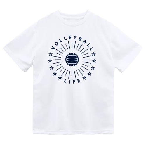 奇跡のバレーボール・ミラクル・VOLLEYBALL・#Tシャツ・デザイン・セッター・トス・アタッカー・ブロック・ポジション・部活・スポーツ・応援・男子・女子・かっこいい・かわいい・チームワーク Dry T-Shirt