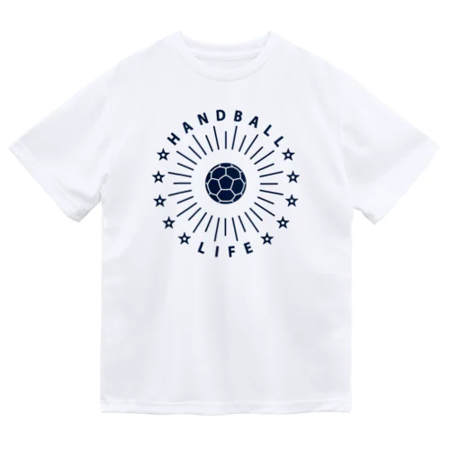 奇跡のハンドボール・パワー・HANDBALL・ゴール・衝撃のシュート・デザイン・Tシャツ・送球・男子・女子・得点・ボール・応援・スポーツ・かっこいい・かわいい・ステップシュート・有望・確実 Dry T-Shirt