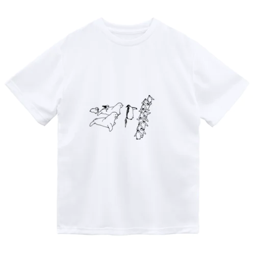 南極で横断中 Dry T-Shirt