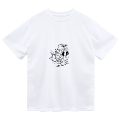 あるある　ランドセルから雪崩 Dry T-Shirt