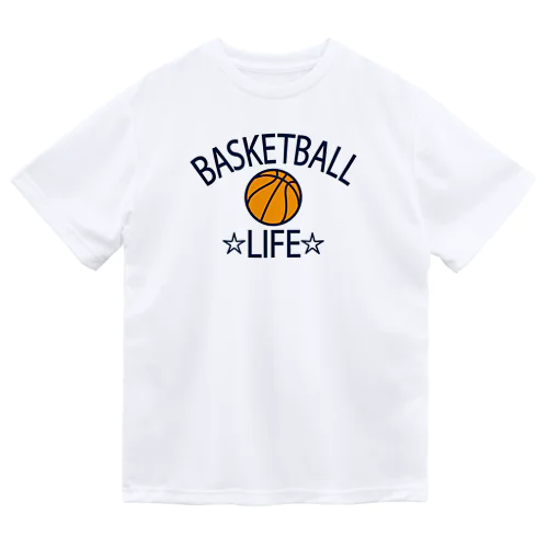 バスケットボール(basketball)ライフ・アイテム・グッズ・Tシャツ・ボール・イラスト・部活・サークル・かっこいい・かわいい・シンプル・イベント・チームT・バスケットボール部・バスケ ドライTシャツ