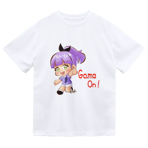 ダーツ女子マリちゃんGame On! ドライTシャツ