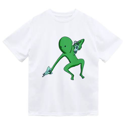 宇宙人くん：光線ピューピュー Dry T-Shirt