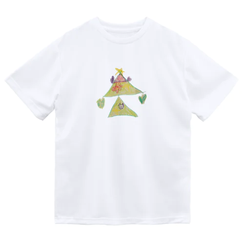 【子どもの絵】クリスマスツリー Dry T-Shirt
