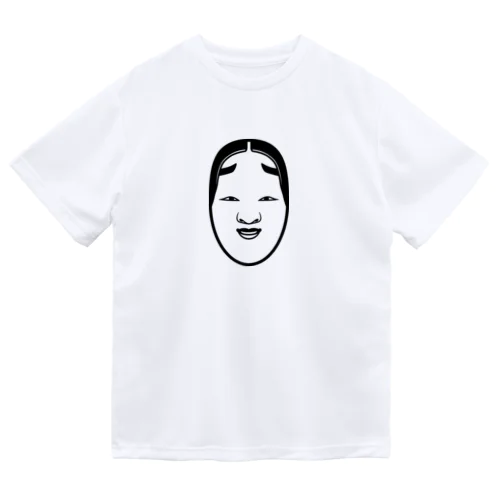 能面 ブラック Dry T-Shirt