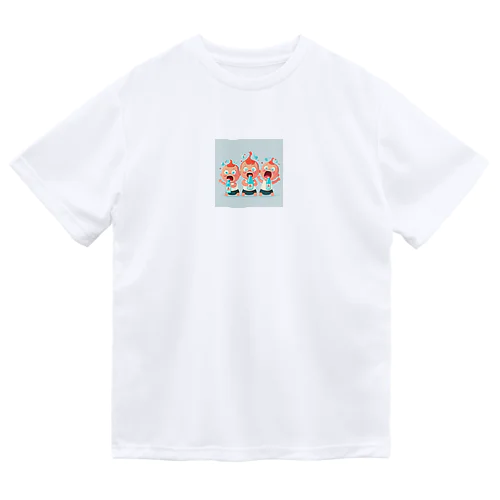 三つ子ドリンカーズ ドライTシャツ