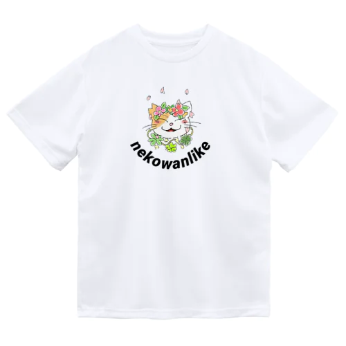 nekowanlikeさくら猫 ドライTシャツ