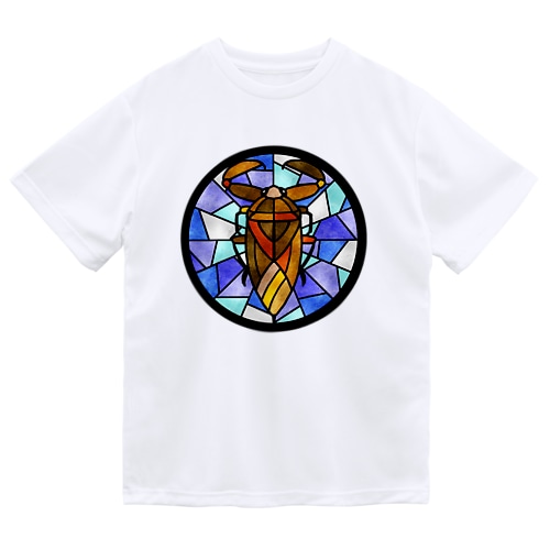たがめステンドグラス風 Dry T-Shirt