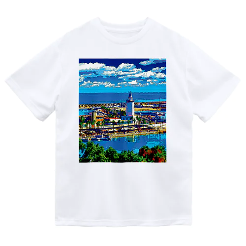 スペイン マラガの灯台 Dry T-Shirt