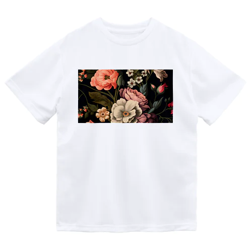 フラワープリント Dry T-Shirt