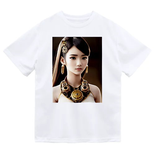 機械仕掛けの美女004 ドライTシャツ