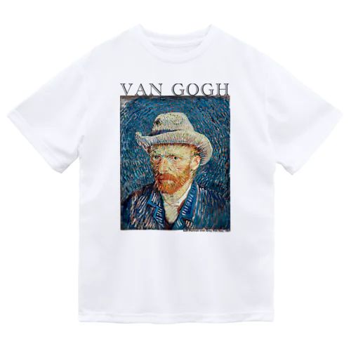 ゴッホ　灰色のフェルト帽の自画像　Vincent van Gogh  ドライTシャツ