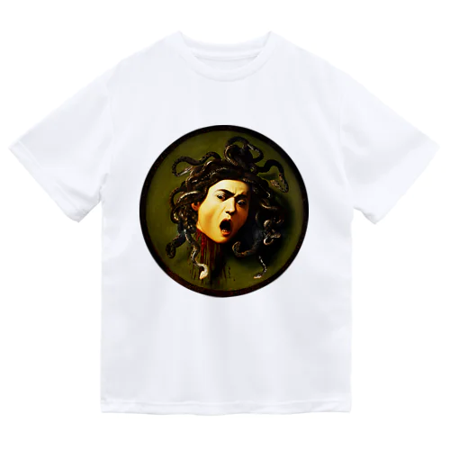 メドゥーサ　カラヴァッジオ　Caravaggio / Medusa ドライTシャツ