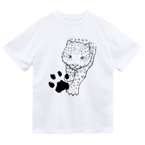 ユキヒョウ - snowleopard ドライTシャツ