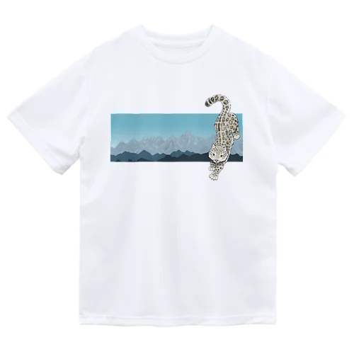 ユキヒョウ - 山脈 Dry T-Shirt