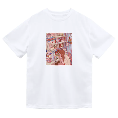 メイクする可愛いJK ドライTシャツ