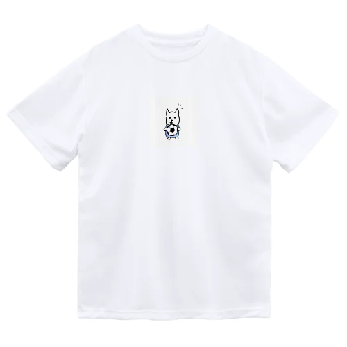 サッカー犬さん♪Part1 ドライTシャツ