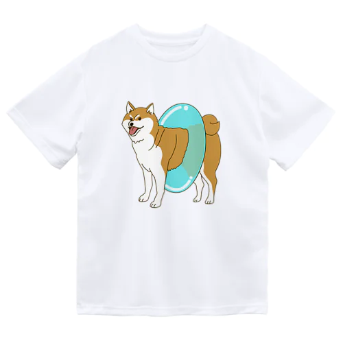 プールに行く気の柴犬 Dry T-Shirt