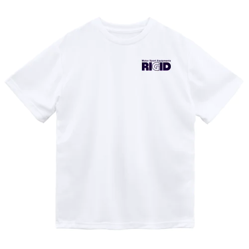 RIGID透過ロゴ紺 Dry T-Shirt