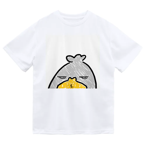 ひょっこり？じろり？ハシビロコウ ドライTシャツ