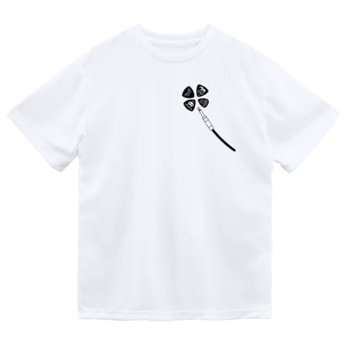 Pick clover (ピックローバー)(黒線ver.) ドライTシャツ