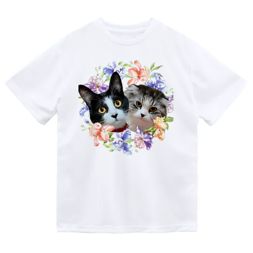 ゆきリン花輪 ドライTシャツ