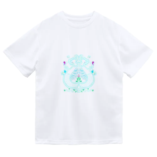 ツイン龍Dragon light blue Dry T-Shirt