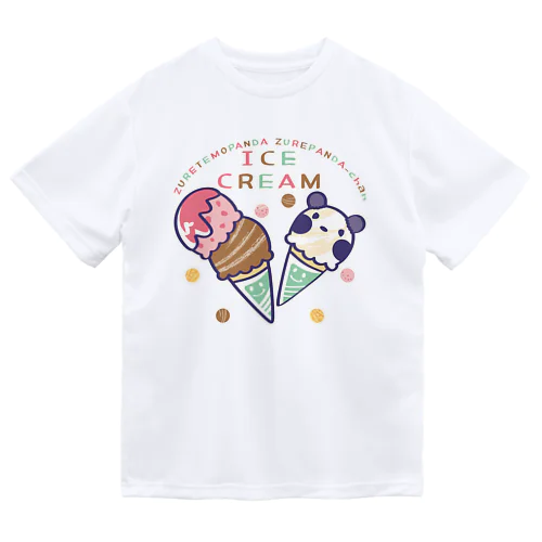 ズレぱんだちゃんのアイスクリームB Dry T-Shirt