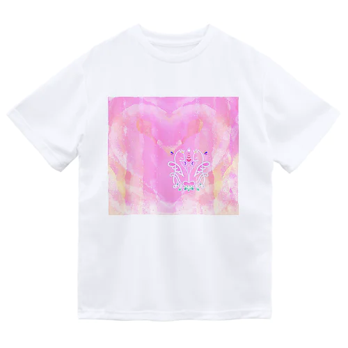 ツインニャンズAngel pink ドライTシャツ