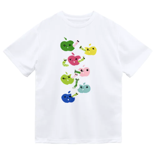 虫食いリンゴ Dry T-Shirt