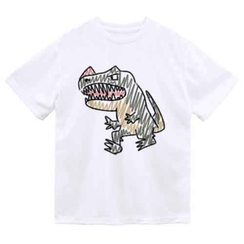 ケラトサウルス(らくがき風) Dry T-Shirt
