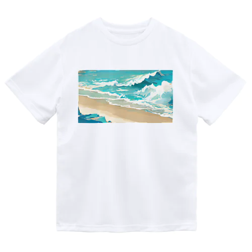 蒼い海 ドライTシャツ