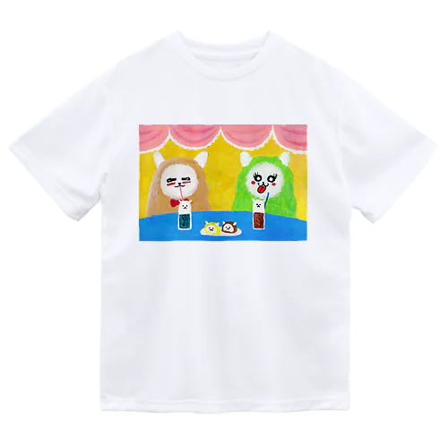 アルパカ×カフェ ドライTシャツ