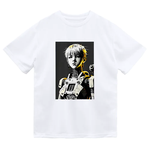 Cyber android boy ZKM0101 ドライTシャツ