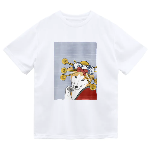 はんなり　柴犬 Dry T-Shirt