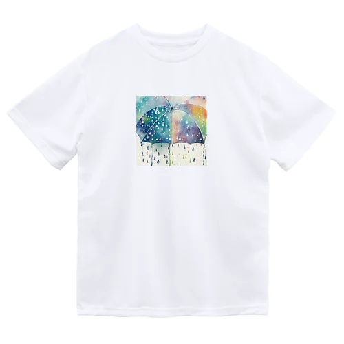 水彩風雨の風景 Dry T-Shirt