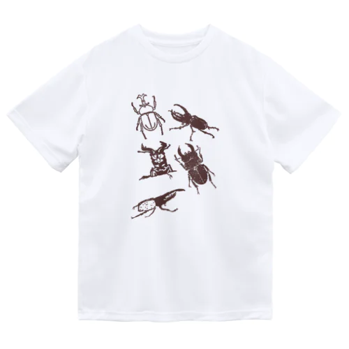 カブトムシとクワガタ Dry T-Shirt