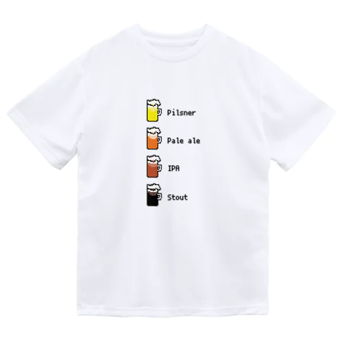 ビールのカラーチャート ドライTシャツ