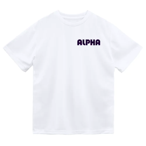 ALPHA紺-RIGID紺-TETRX紫 Dry T-Shirt