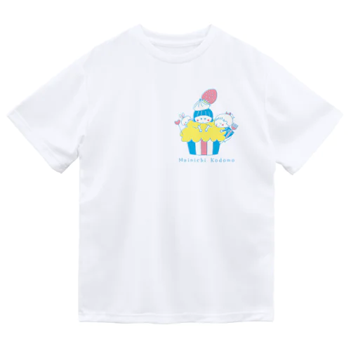 Mainichi kodomo cupcake ドライTシャツ