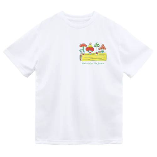 Mainichi kodomo mushroom Dry T-Shirt