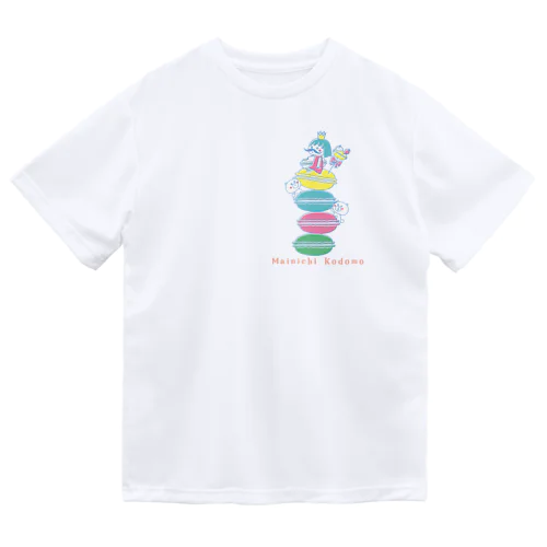 Mainichi kodomo macaron ドライTシャツ