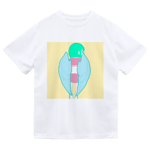 羽根のはえた子 ドライTシャツ