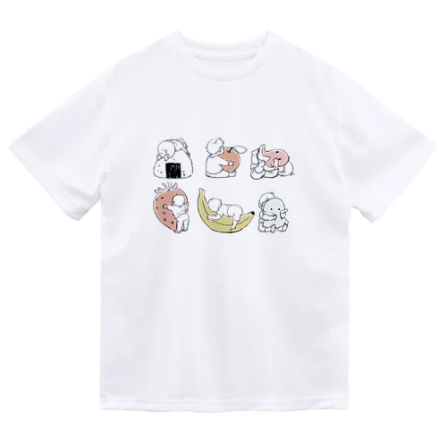 ハグする赤ちゃんまとめ(くすみカラー) Dry T-Shirt