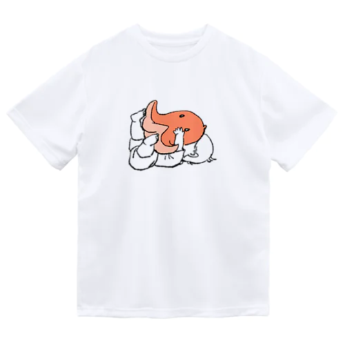 たこさんウィンナーをハグする赤ちゃん Dry T-Shirt