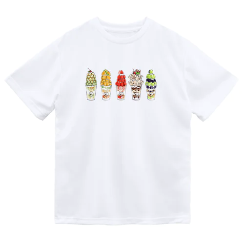 高橋農園釜川店の激盛りパフェ5種 ドライTシャツ