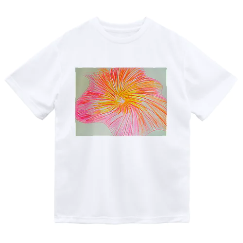 魔法のお花 ドライTシャツ