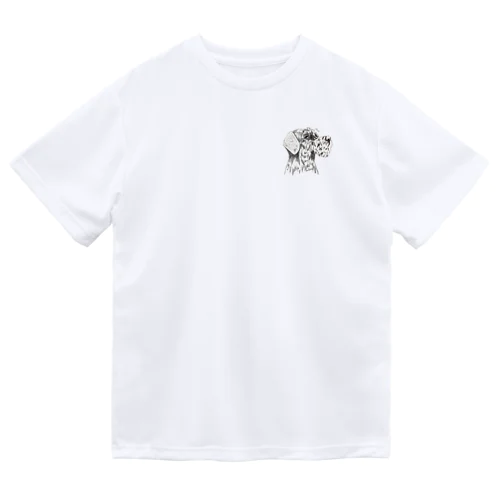 シュナウザー　テリアアート犬 Dry T-Shirt